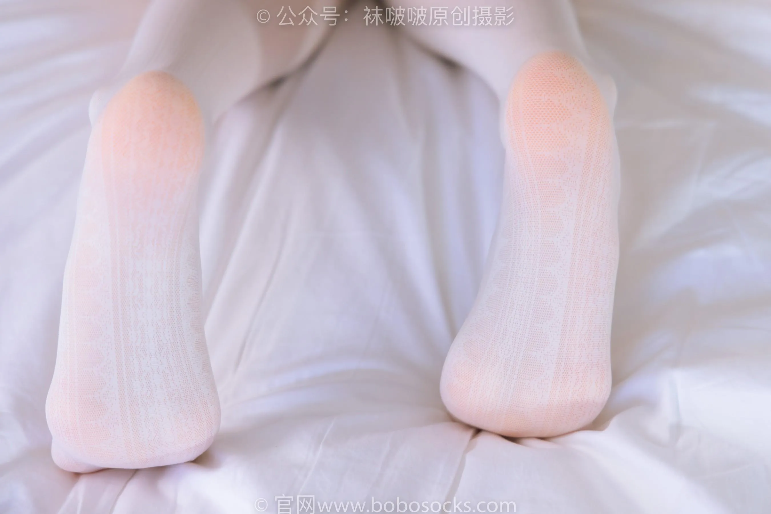[BoBoSocks袜啵啵]NO.202 稚予-皮鞋、白色蕾丝丝袜、ol风 [87P]插图6